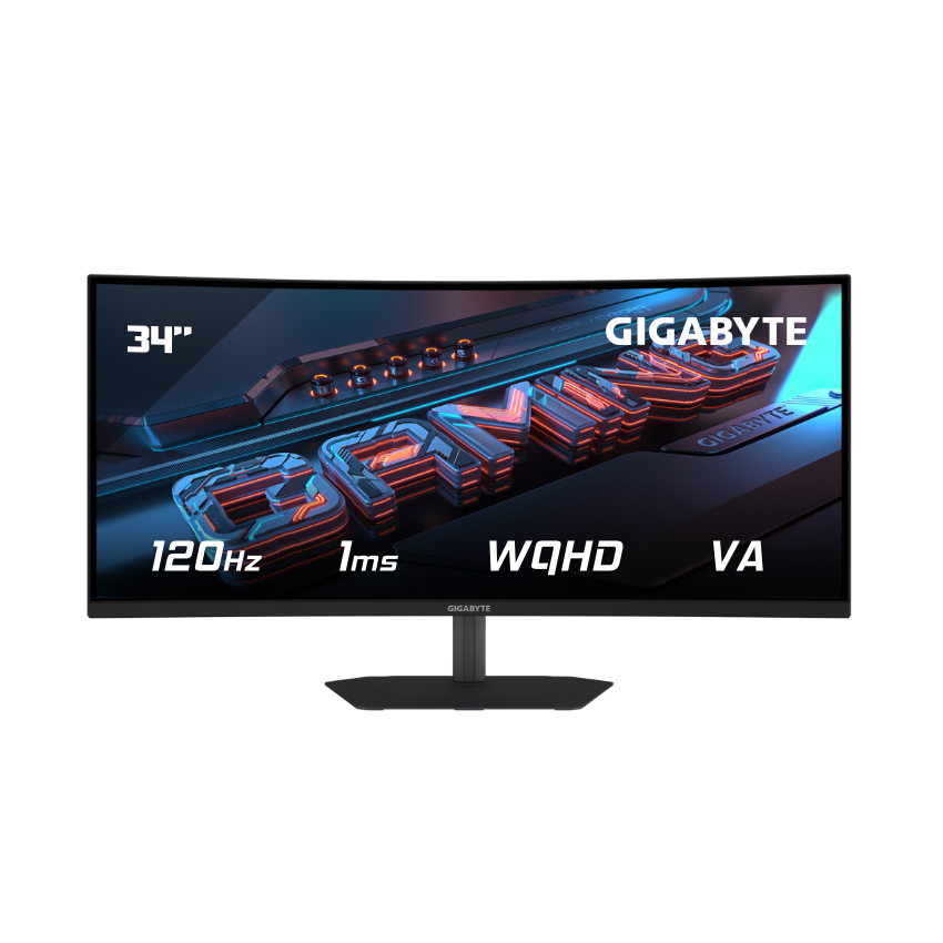 Màn hình Gigabyte GS34WQCA 34 Inch WQHD VA 1500R 120Hz 1ms