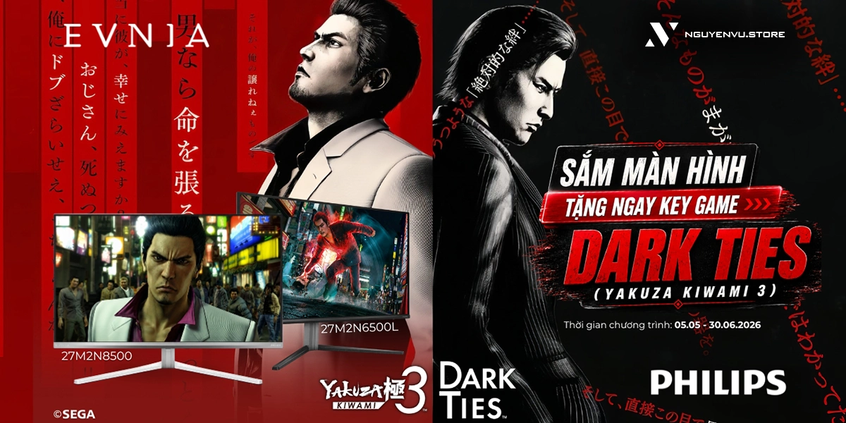 Sắm màn hình Philips tặng siêu phẩm game Yakuza Kiwami 3 | Nguyễn Vũ Store