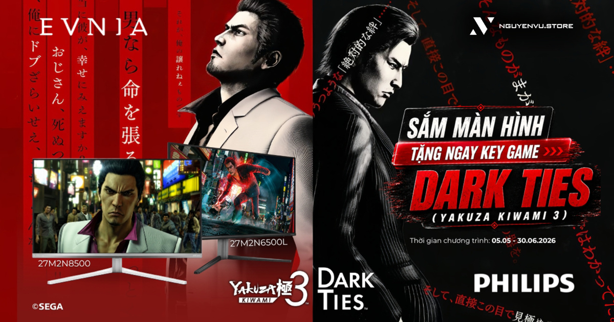 Sắm màn hình Philips tặng siêu phẩm game Yakuza Kiwami 3 | Nguyễn Vũ Store