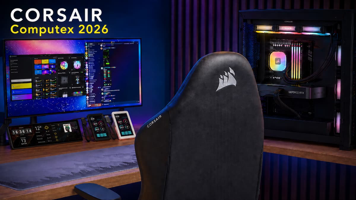 CORSAIR Computex 2026: Giới thiệu loạt sản phẩm công nghệ mới