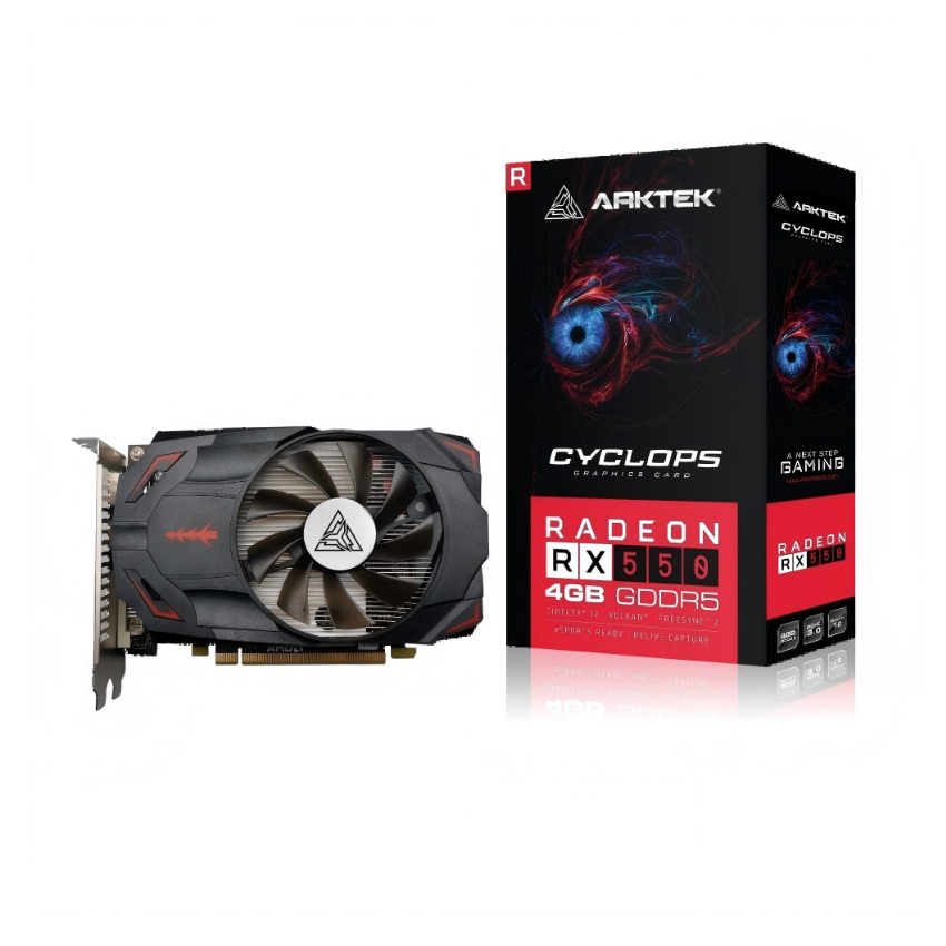 Card màn hình Arktek RX550 4GB GDDR5