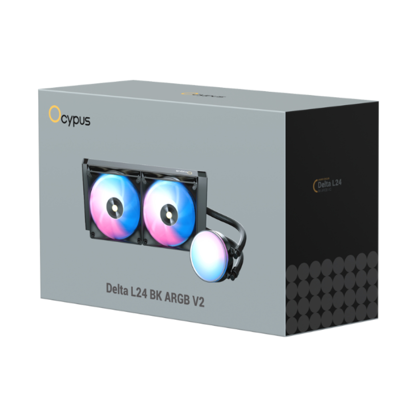 Tản nhiệt nước Ocypus Delta L24 ARGB V2 - BLACK - Ảnh 2