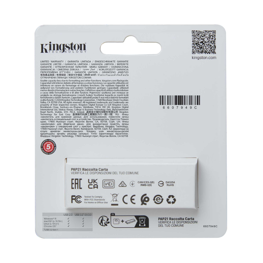 USB Kingston 64GB DataTraveler Exodia S (DTXS/64GB) - Ảnh 4