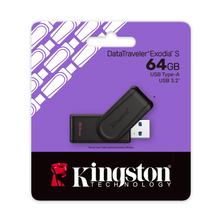 USB Kingston 64GB DataTraveler Exodia S (DTXS/64GB) - Ảnh 3
