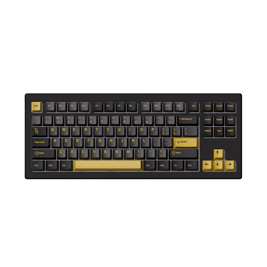 Bàn phím cơ AKKO 5087 V3 Black & Gold (Tri-Mode, RGB)