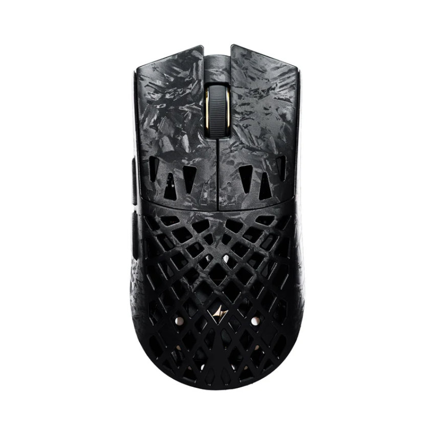 Chuột Gaming ATK Blazing Sky Ghost Extreme Hollow Carbon Fiber Dual-mode (Black/Silver/Purple) - Ảnh 4
