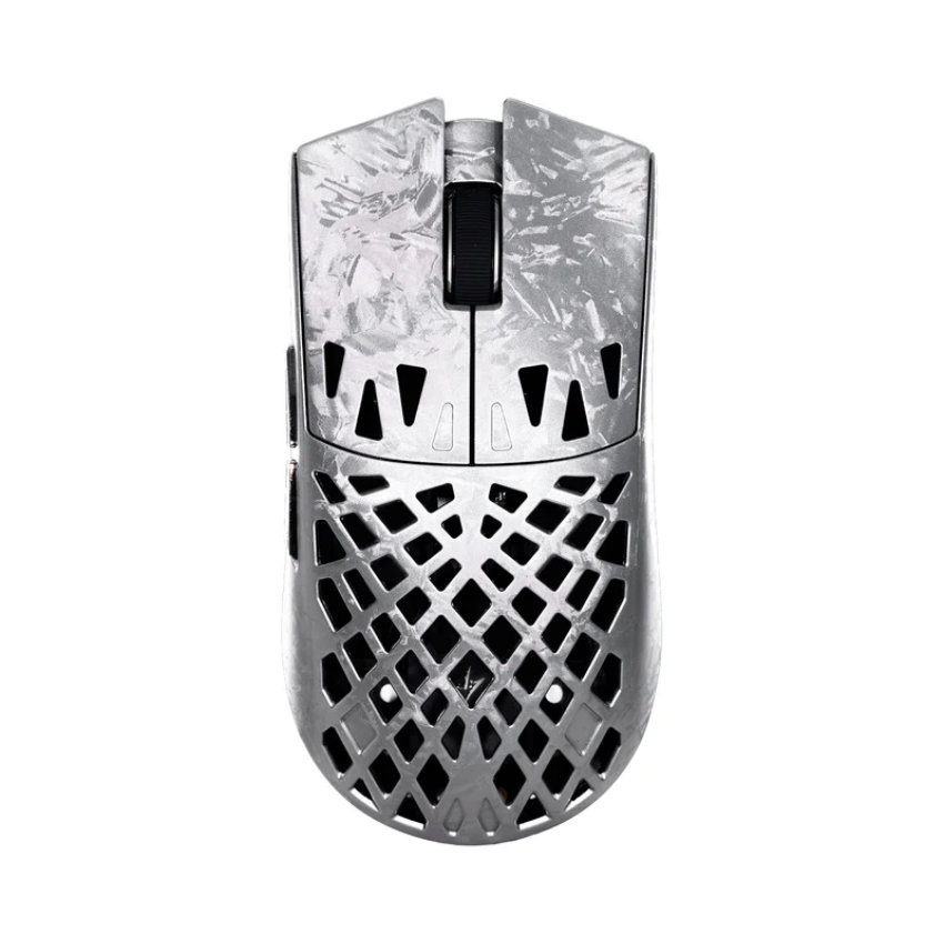 Chuột Gaming ATK Blazing Sky Ghost Extreme Hollow Carbon Fiber Dual-mode (Black/Silver/Purple) - Ảnh 3