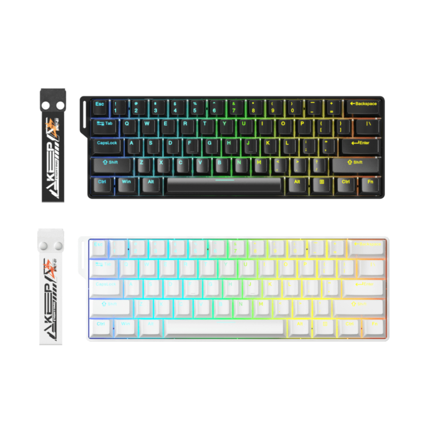 Bàn phím cơ DAREU EK60 HE (Fire Magnetic sw, RGB)